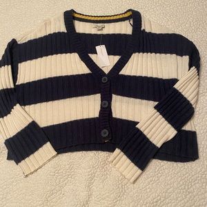 american eagle sweater cardigan striped oversized
